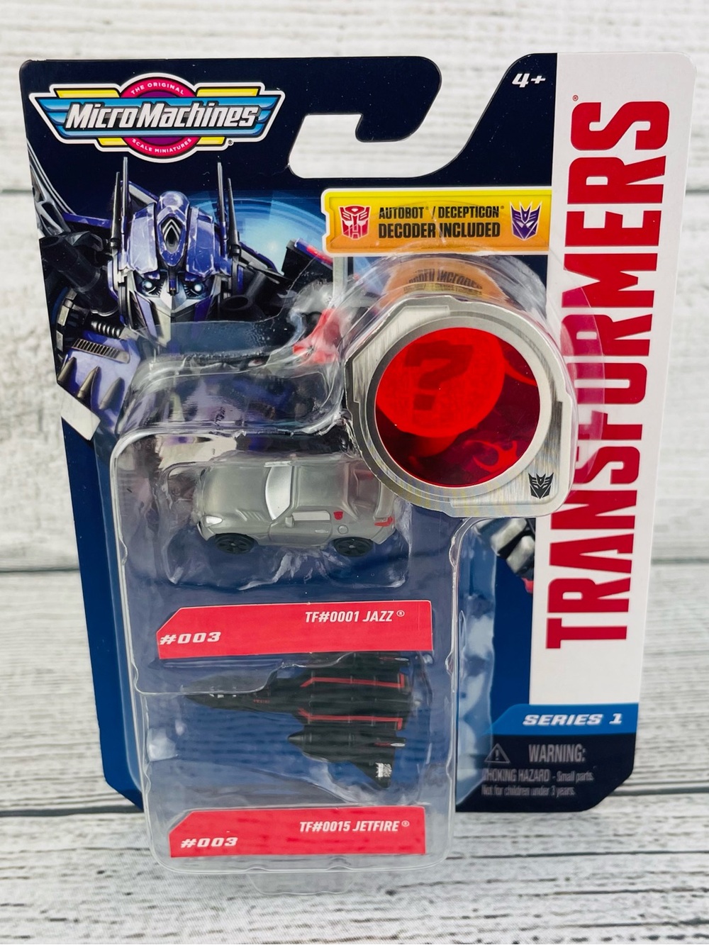 Micro Machines Transformers 2-Pack TF#0001 Jazz & TF#0015 Jetfire Series 1 NEW
